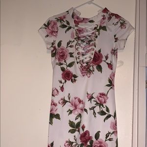 Tight Flower Dress ❥